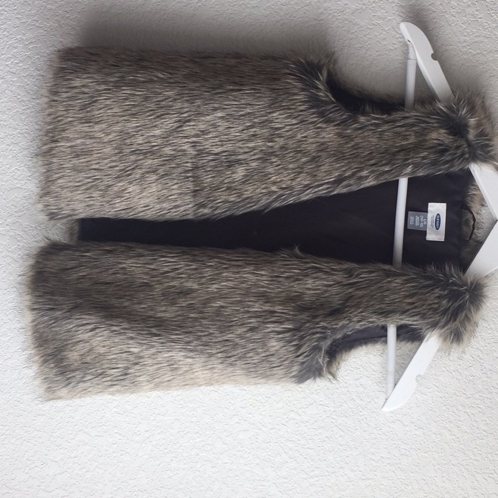 Faux fur vest